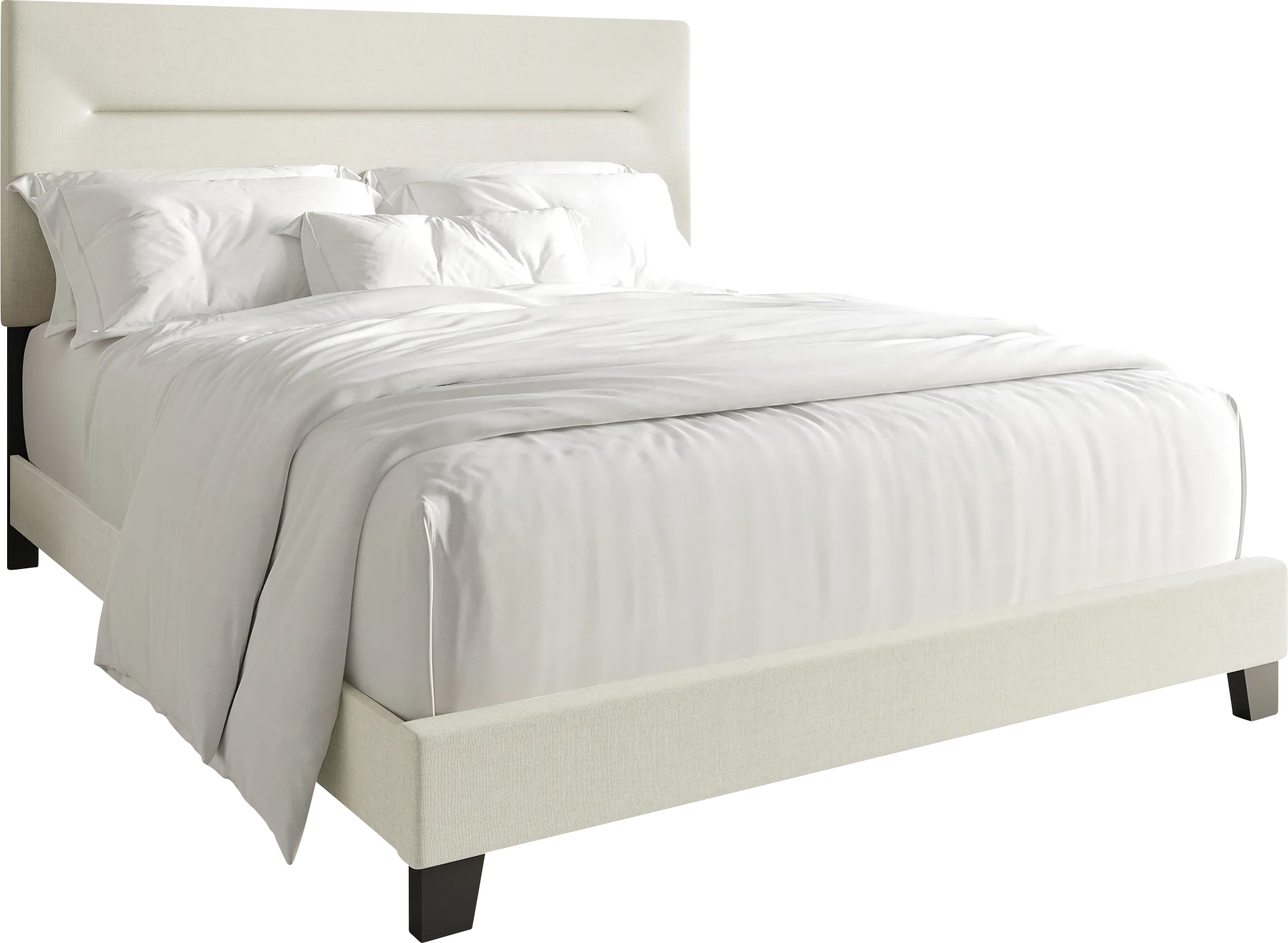 Yewrow Beige Twin Bed - Thumbnail - Image 1