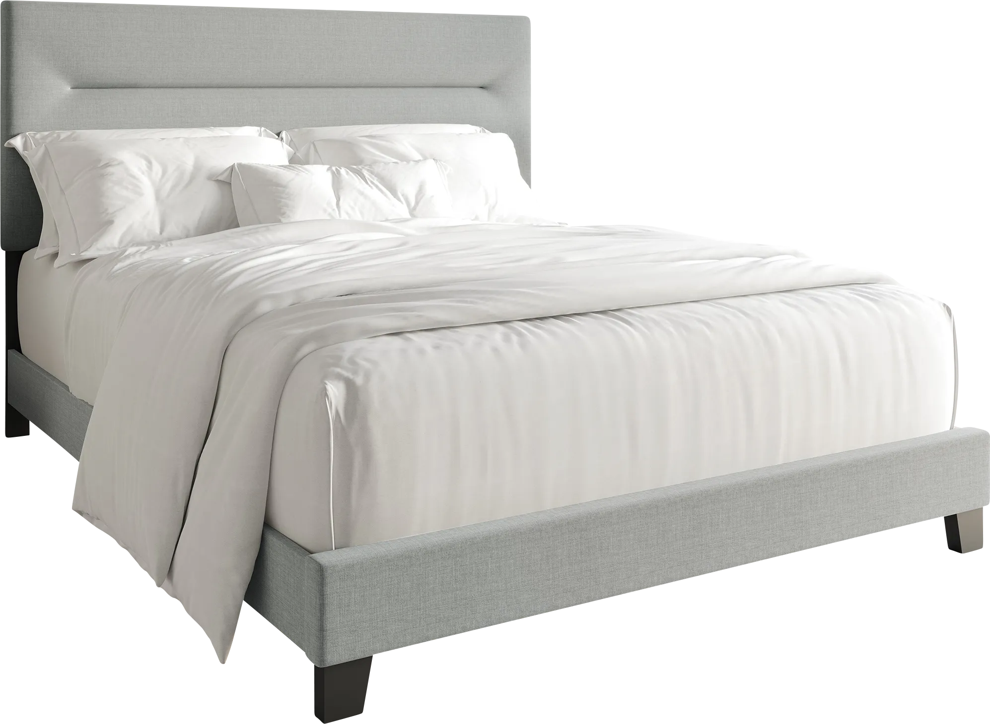 Yewrow Gray Twin Bed - Thumbnail - Image 1