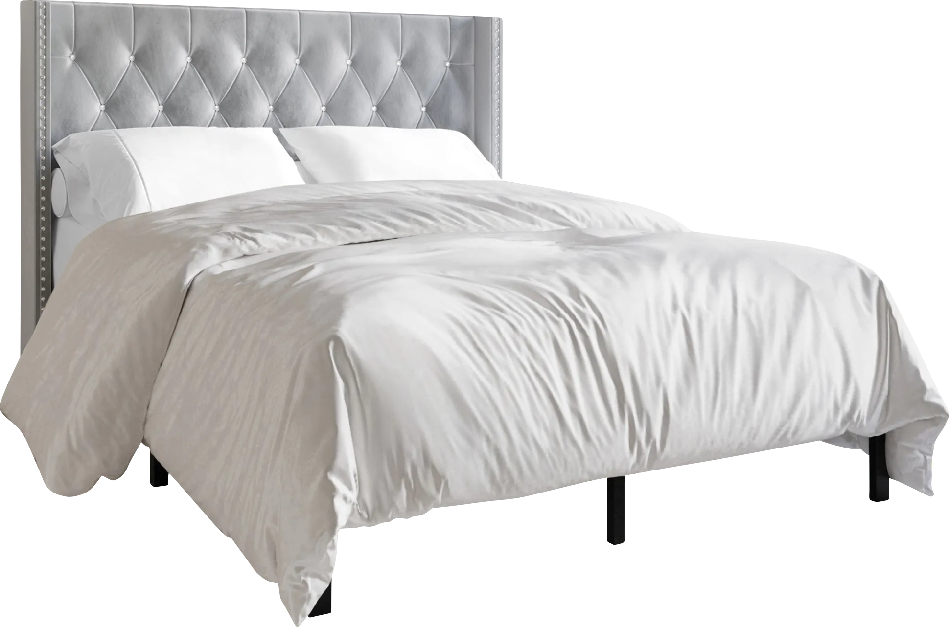Flaxavenue Gray Twin Bed - Thumbnail - Image 1
