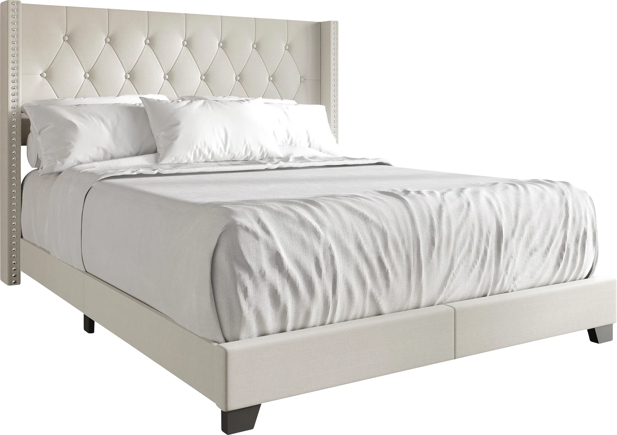 Vistalane Gray Twin Bed - Thumbnail - Image 1