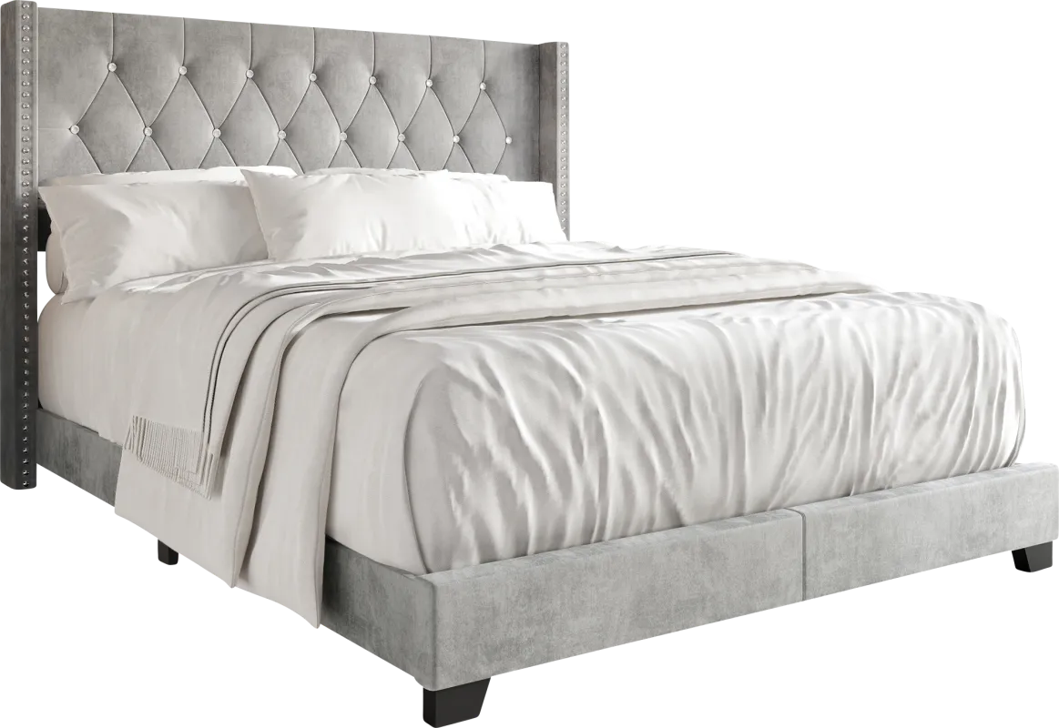 Vistalane Gray Twin Bed