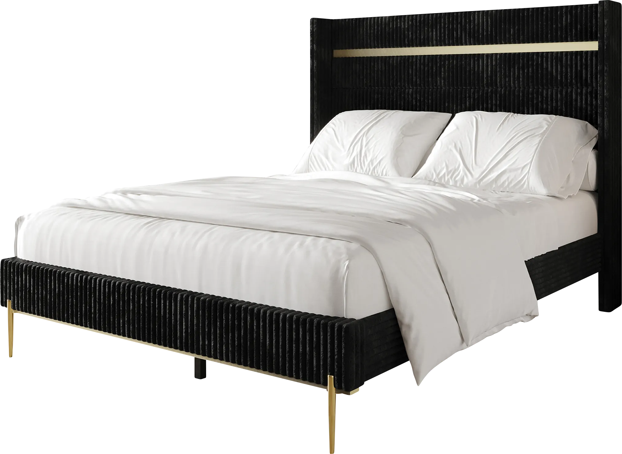 Lilypadway Black Full Bed - Thumbnail - Image 1