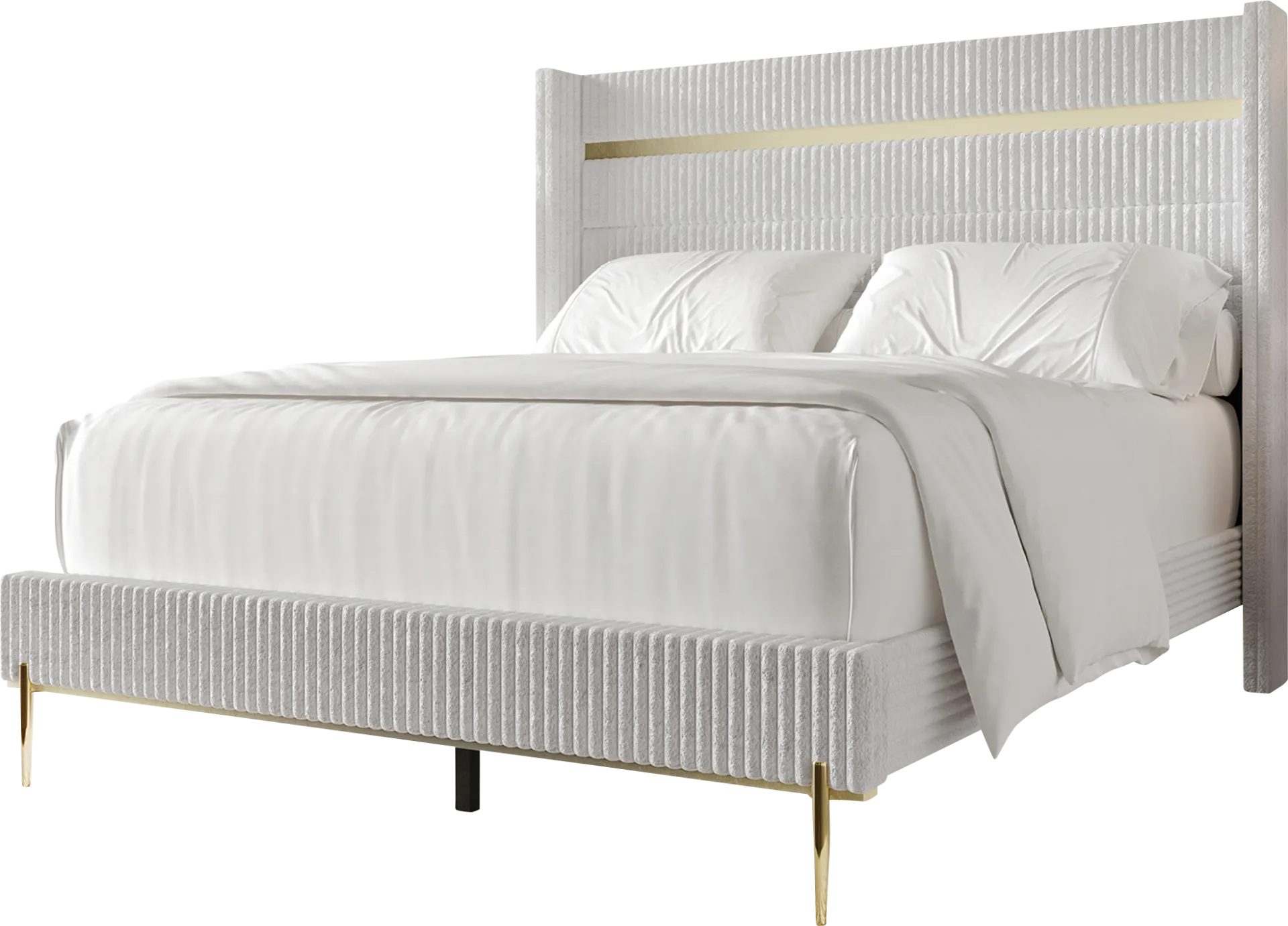 Lilypadway White Full Bed - Image 1