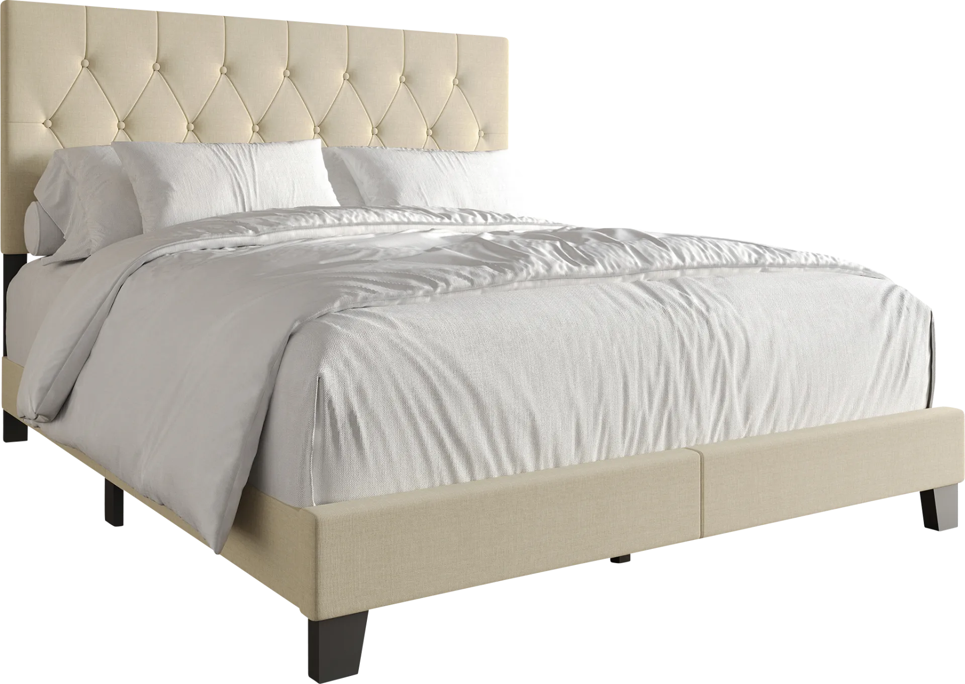 Bellane Beige Full Bed - Image 1