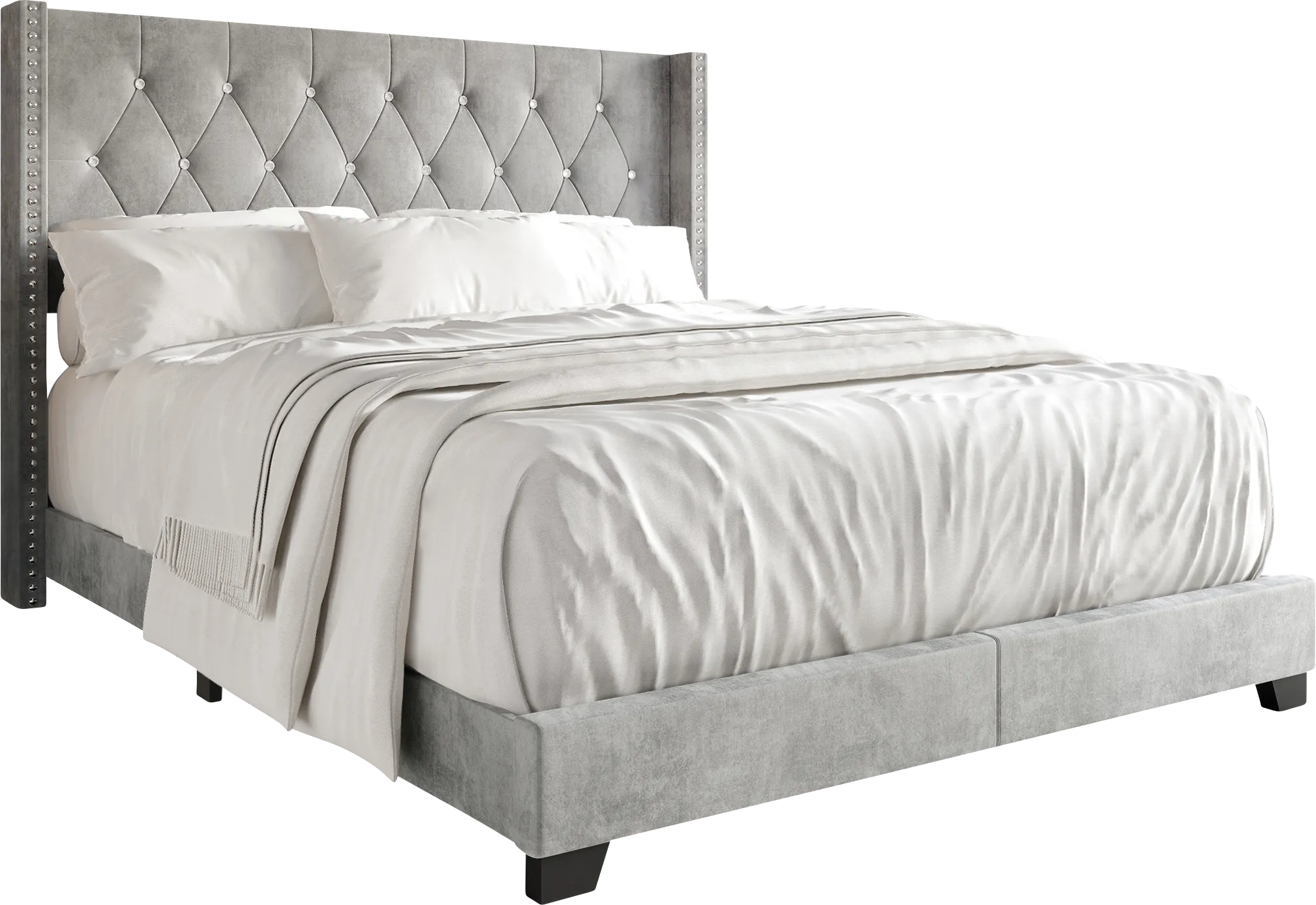 Vistalane Gray Full Bed - Thumbnail - Image 1