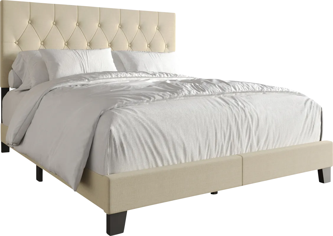 Bellane Beige Queen Bed