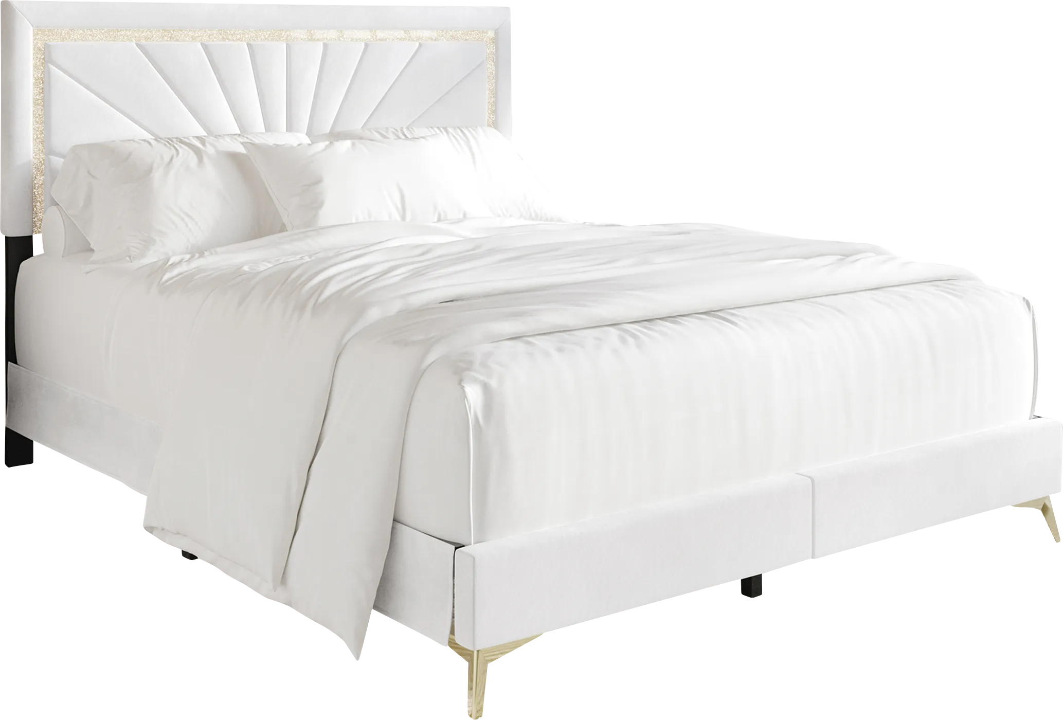 Locust White King Bed - Thumbnail - Image 1