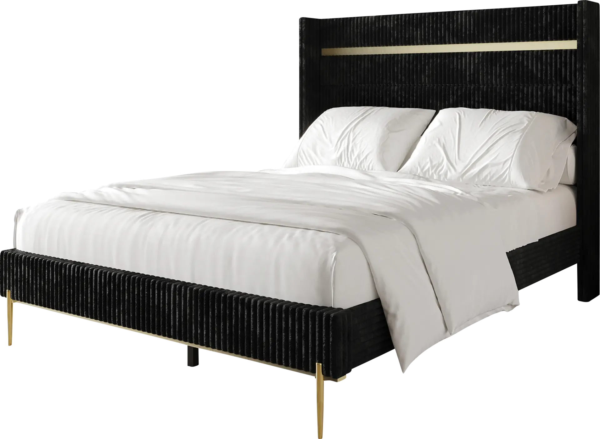 Lilypadway Black King Bed