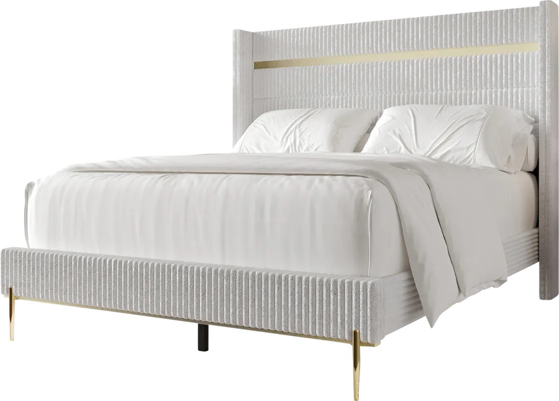 Lilypadway White King Bed