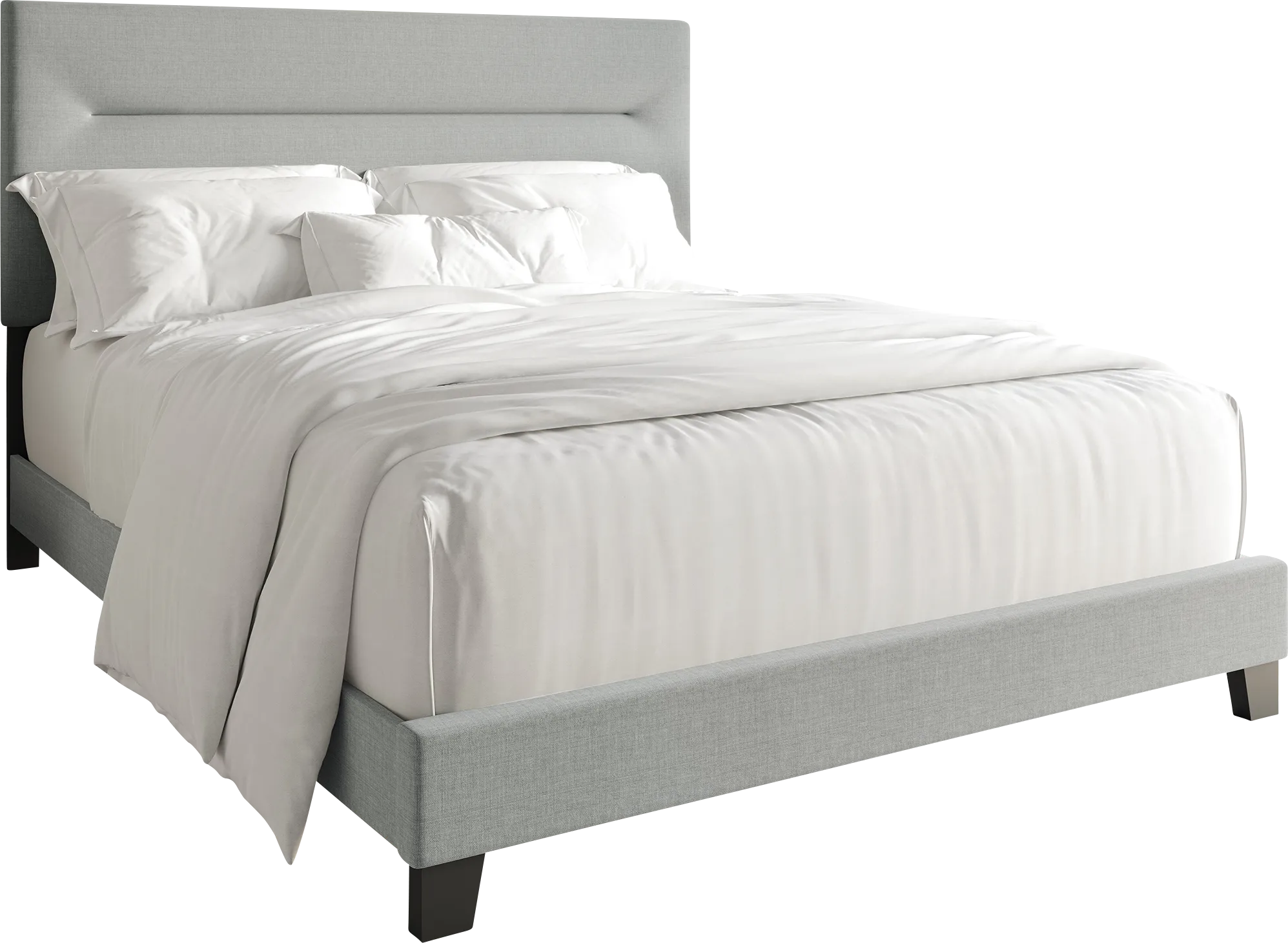 Yewrow Gray King Bed - Thumbnail - Image 1