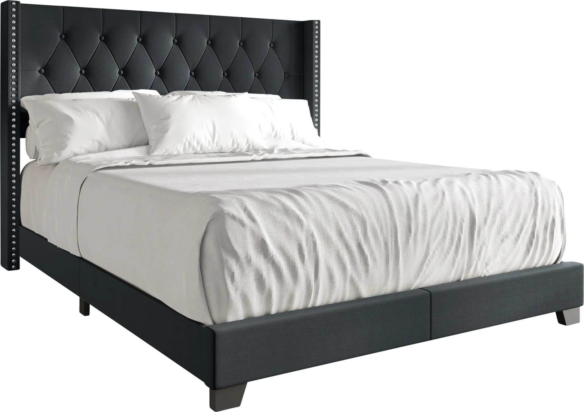 Vistalane Dark Charcoal King Bed