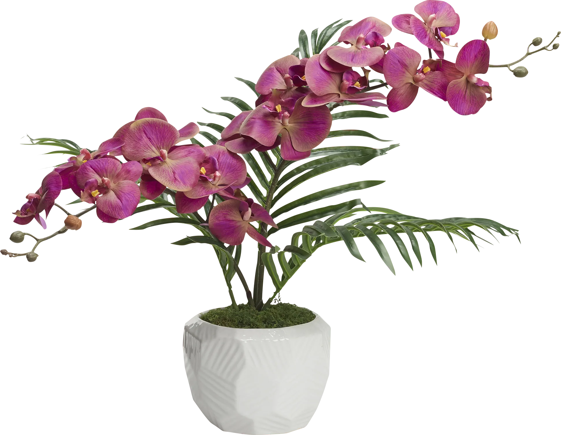 Awiya Fuchsia Silk Floral - Thumbnail - Image 1