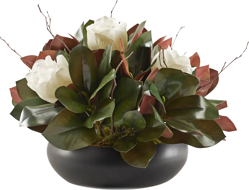 Anari Black Silk Floral