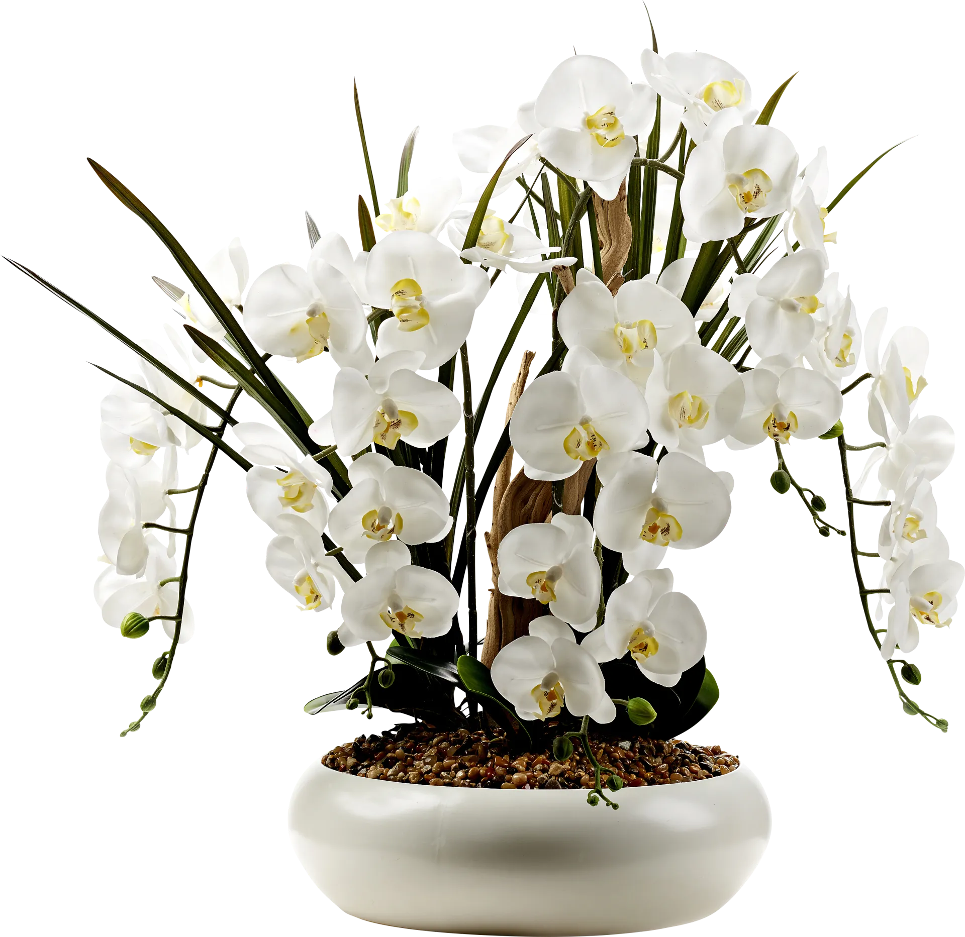 Sinoha White Silk Floral - Image 1