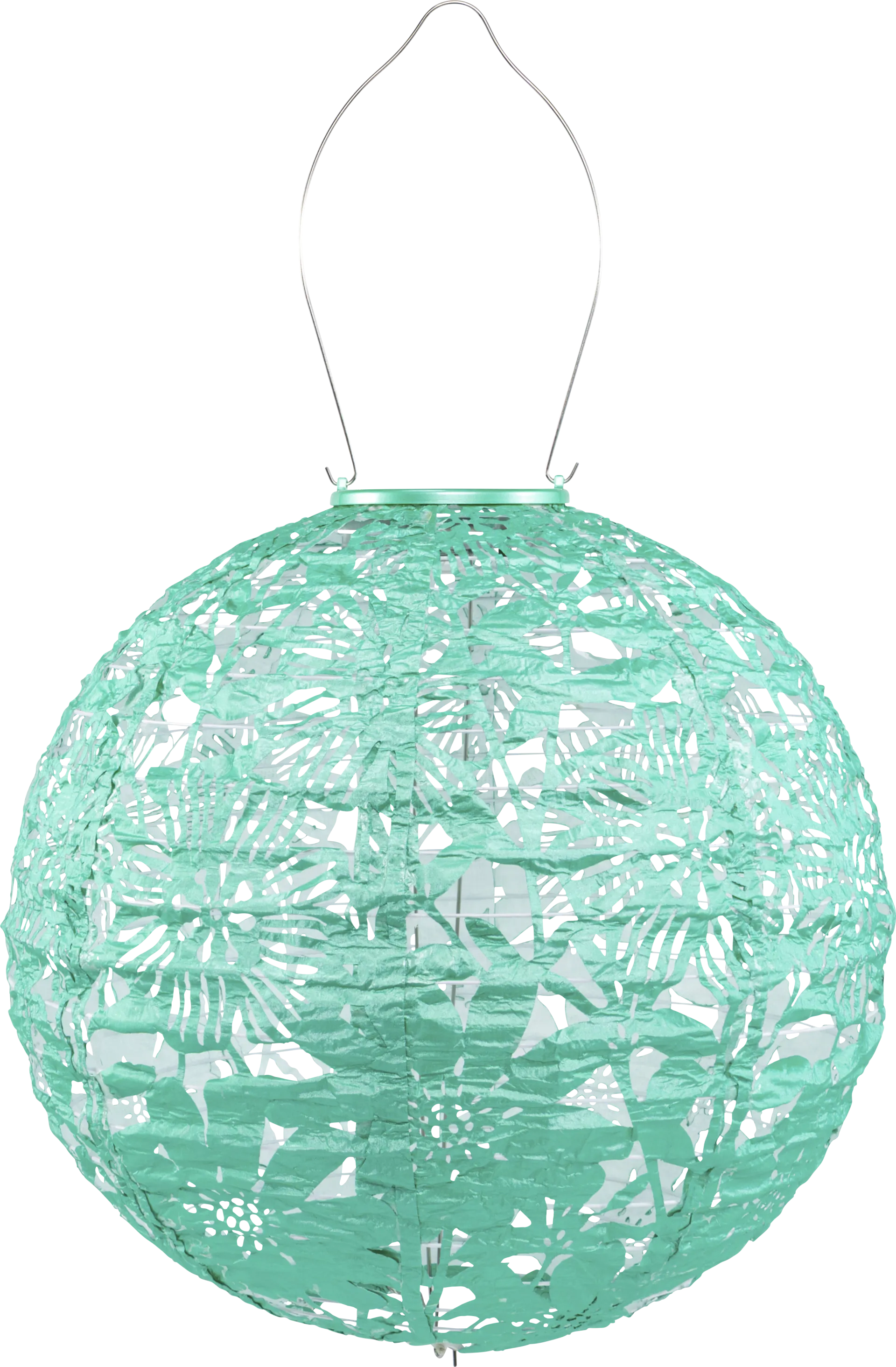 Kaya Green Outdoor Solar Lantern - Image 1