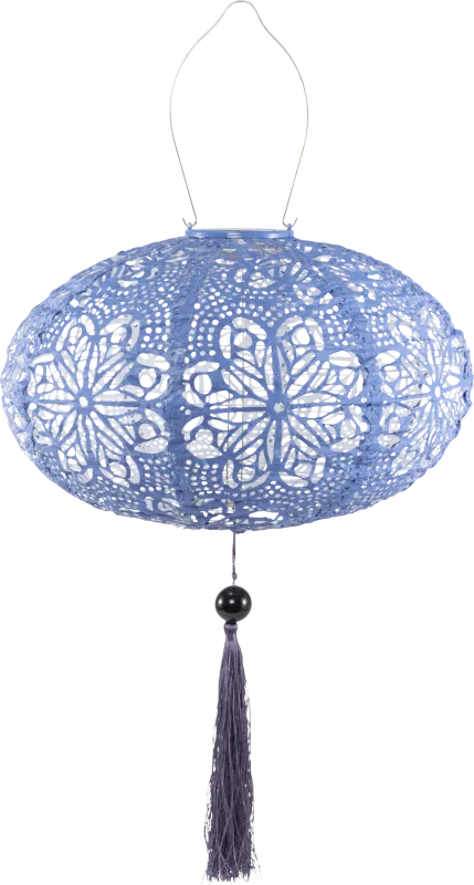 Nyx Blue Outdoor Solar Lantern