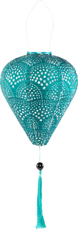 Vesper Green Outdoor Solar Lantern