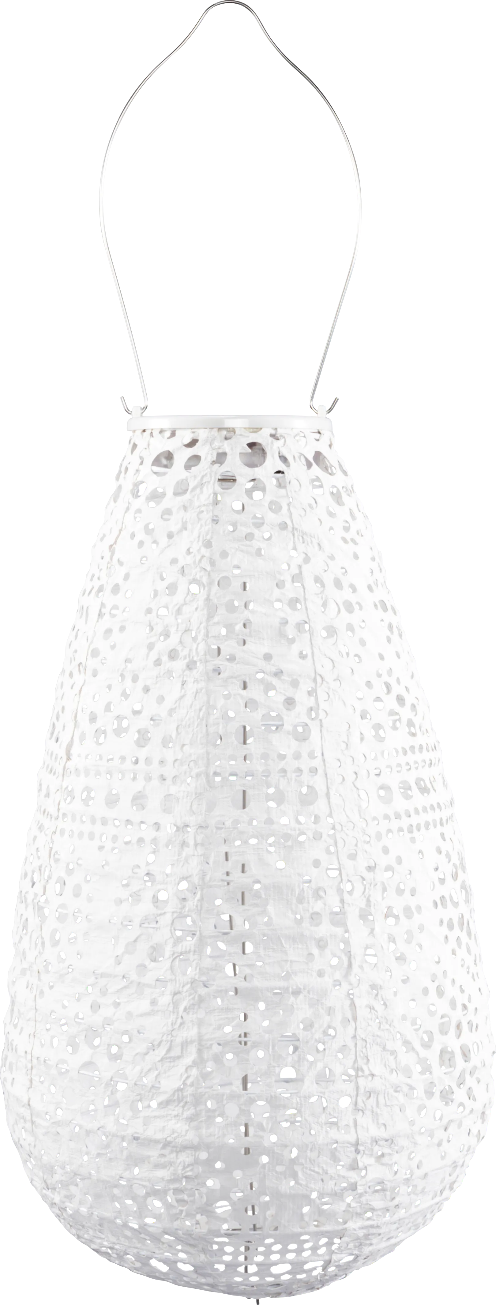 Sury White Outdoor Solar Lantern - Thumbnail - Image 1
