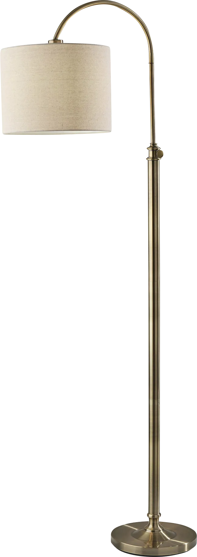 Thea Brass Floor Lamp - Image 1