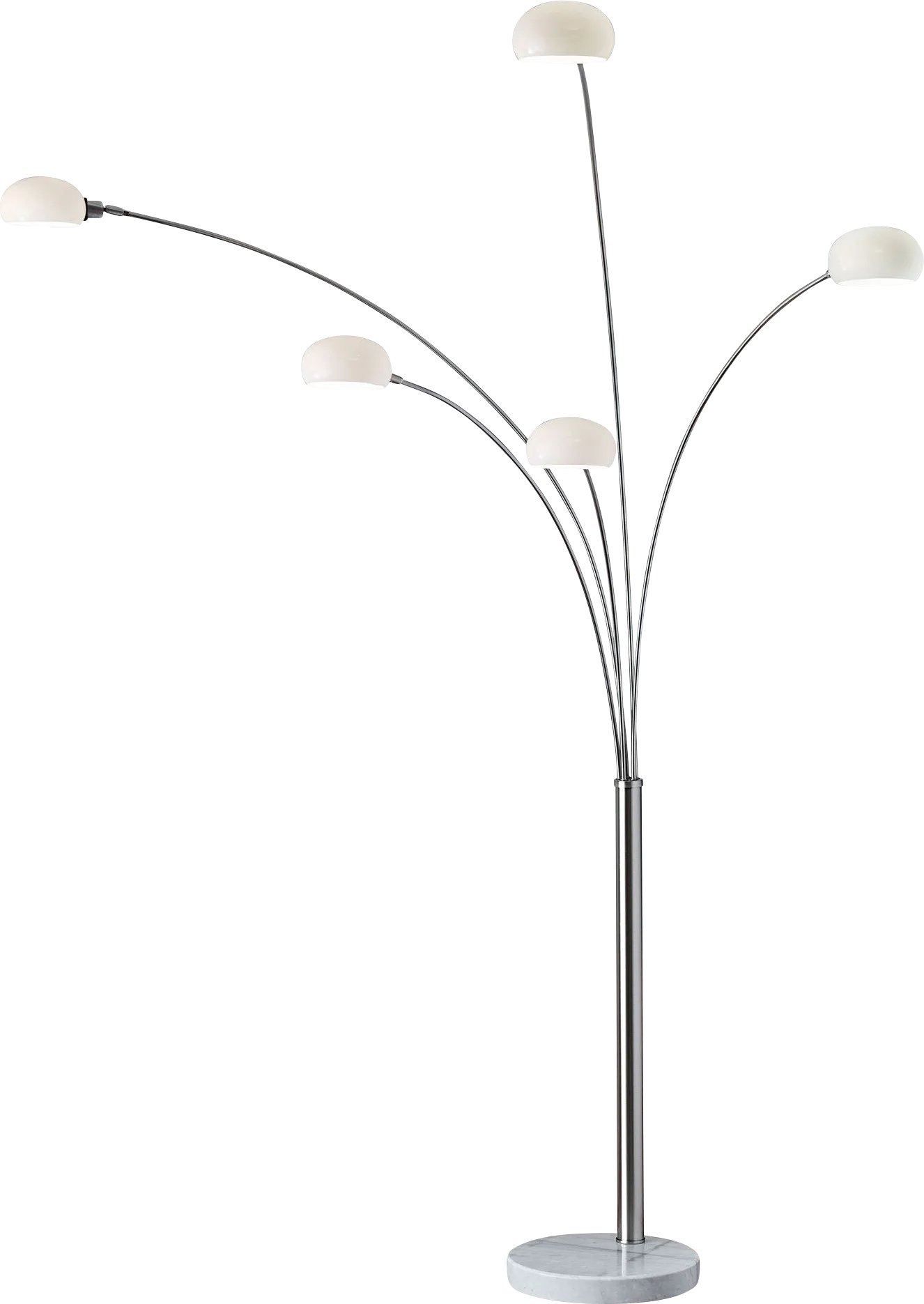 Rhosyn Silver Floor Lamp - Image 1