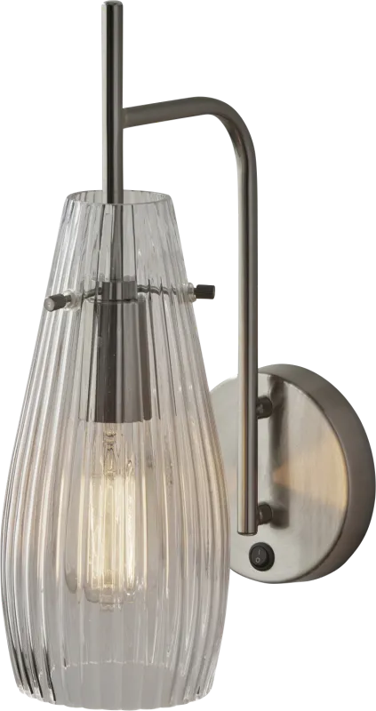Vexa Silver Sconce