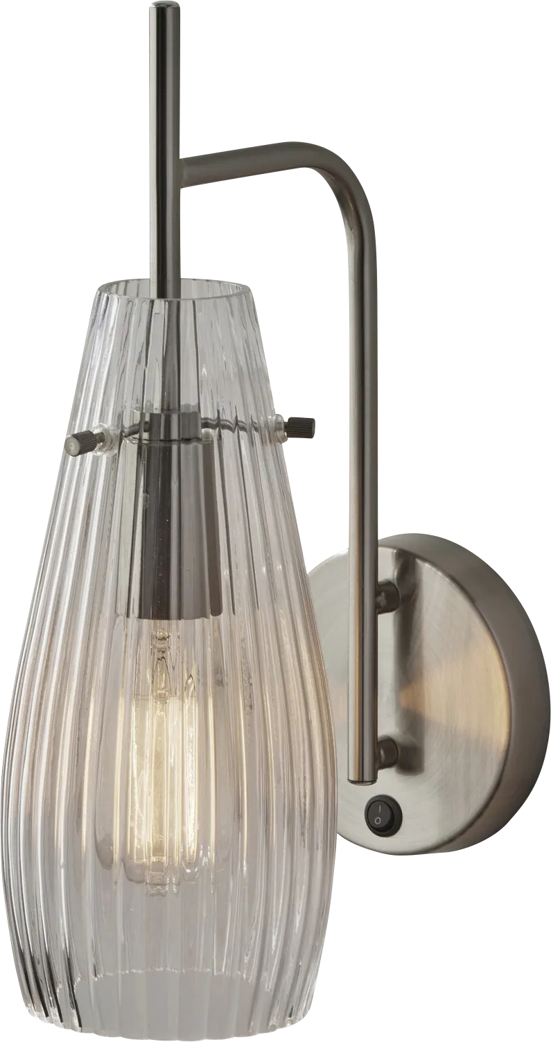 Vexa Silver Sconce - Image 1