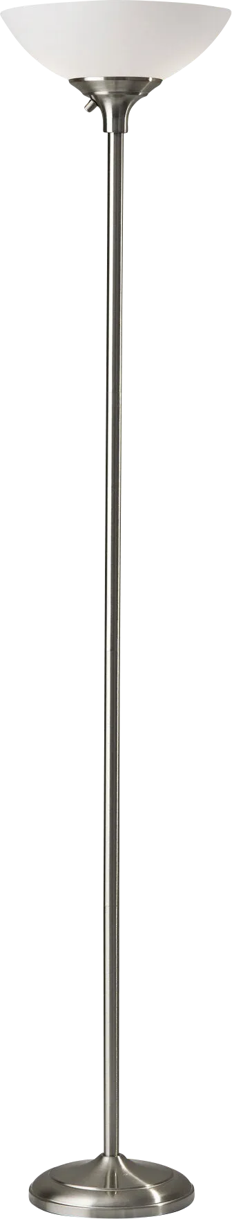 Nyko Silver Floor Lamp - Image 1