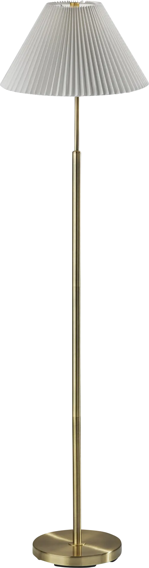 Maelia Brass Floor Lamp - Image 1
