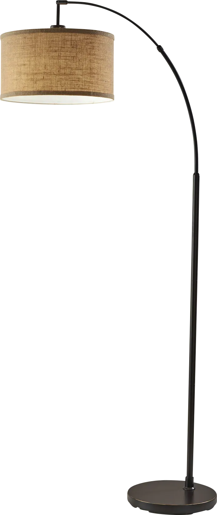 Rooke Brown Floor Lamp - Image 1