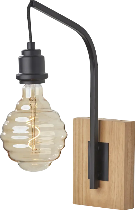 Rune Black Sconce