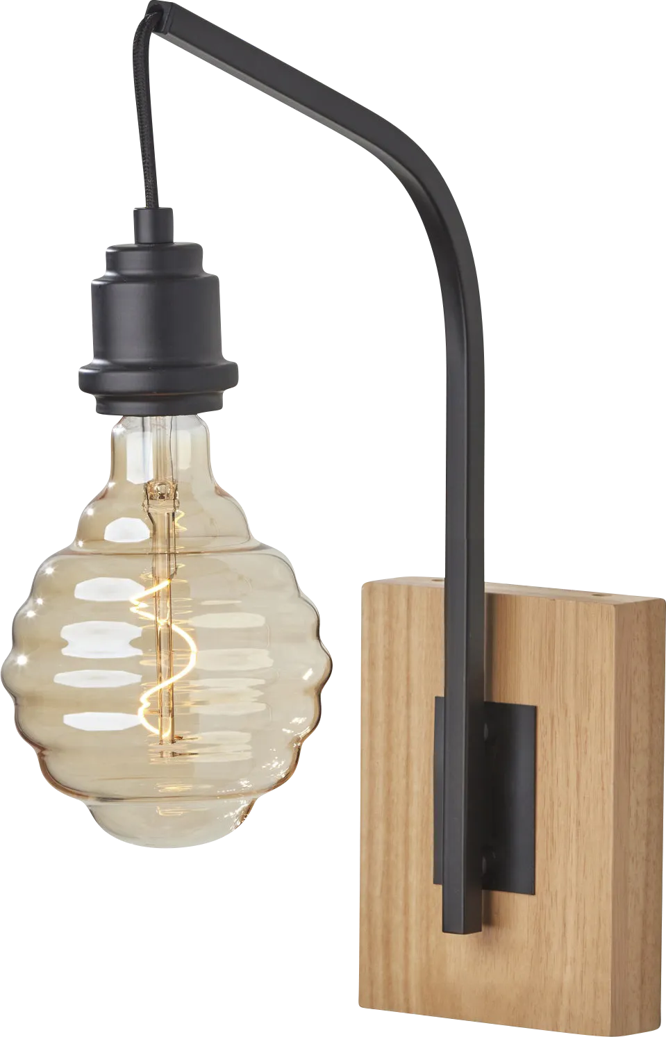 Rune Black Sconce - Image 1