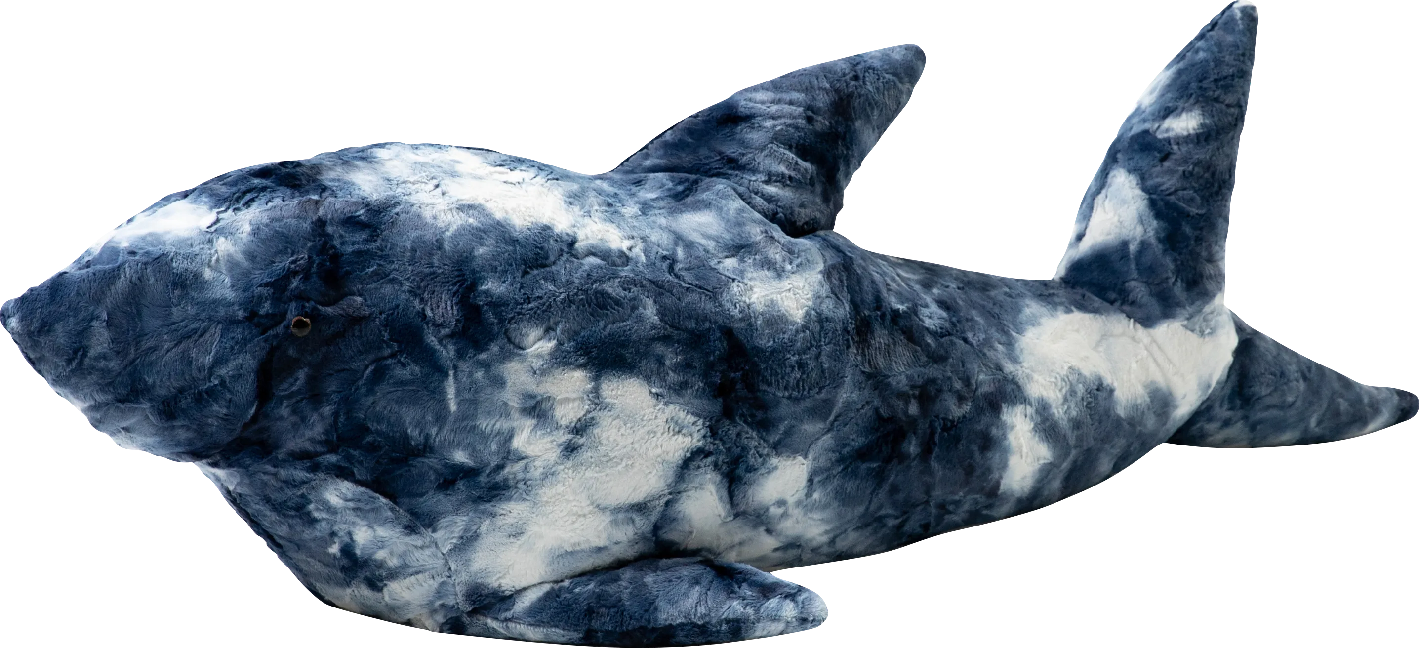 Kids Finn the Shark Tie-Dye Blue Bean Bag - Thumbnail - Image 1