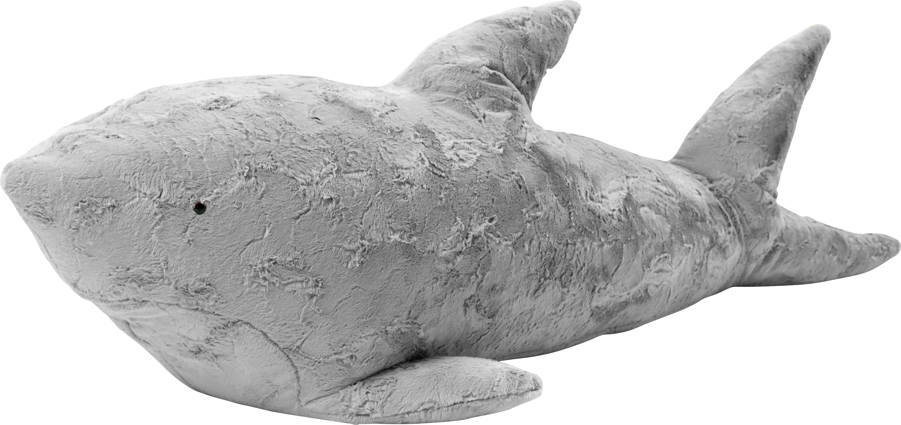 Kids Finn the Shark Gray Bean Bag - Thumbnail - Image 1