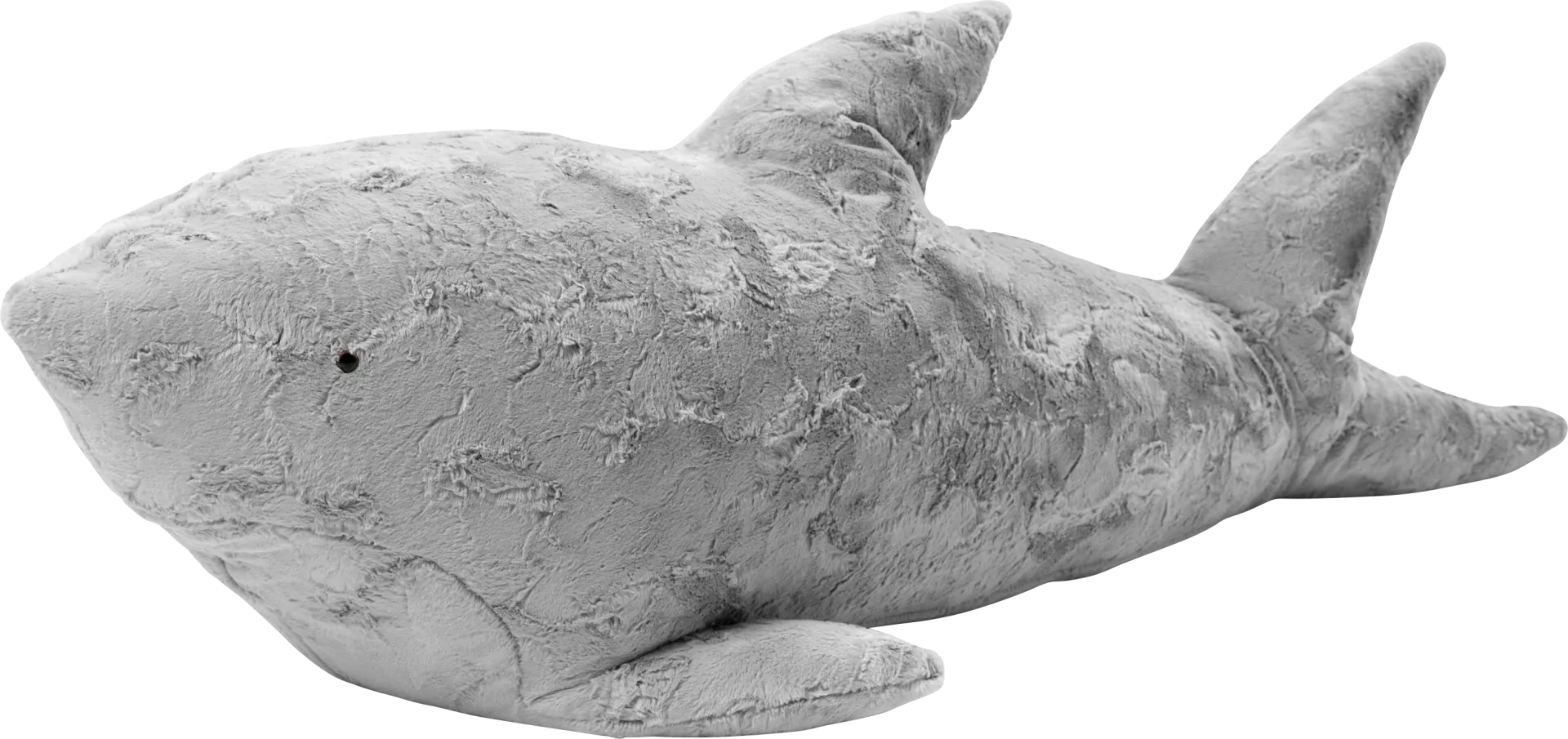 Kids Finn the Shark Gray Bean Bag - Image 1