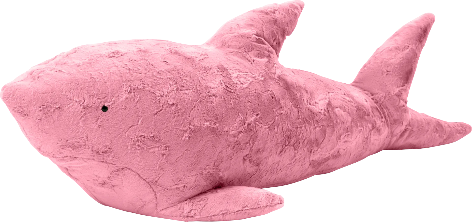 Kids Finn the Shark Pink Bean Bag - Image 1