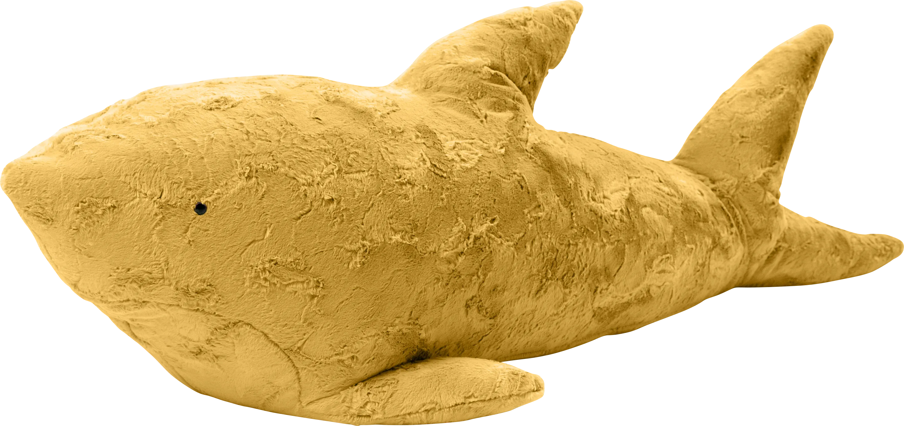 Kids Finn the Shark Gold Bean Bag - Thumbnail - Image 1