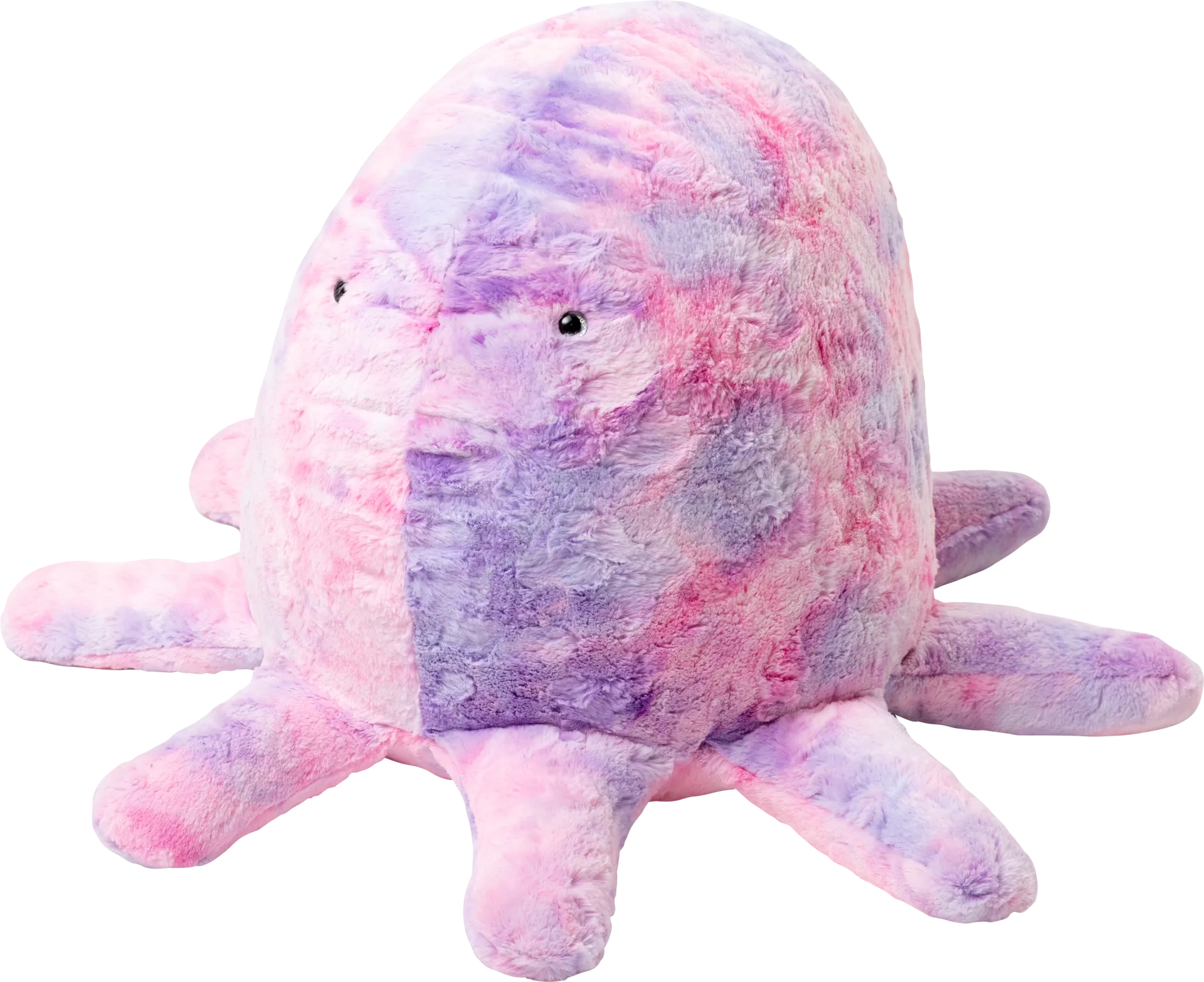Kids Huggy the Octopus Tie-Dye Pink Bean Bag - Image 1