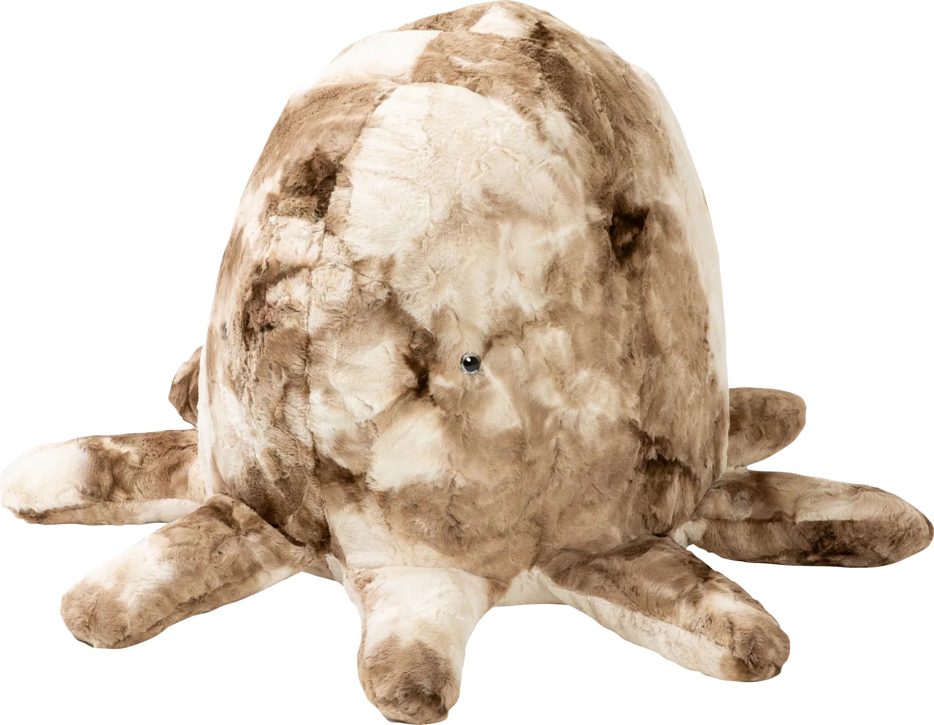 Kids Huggy the Octopus Tie-Dye Brown Bean Bag - Image 1