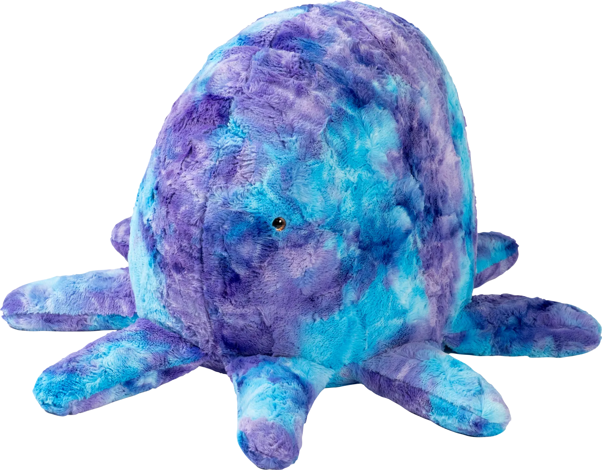Kids Huggy the Octopus Tie-Dye Blue Bean Bag - Image 1