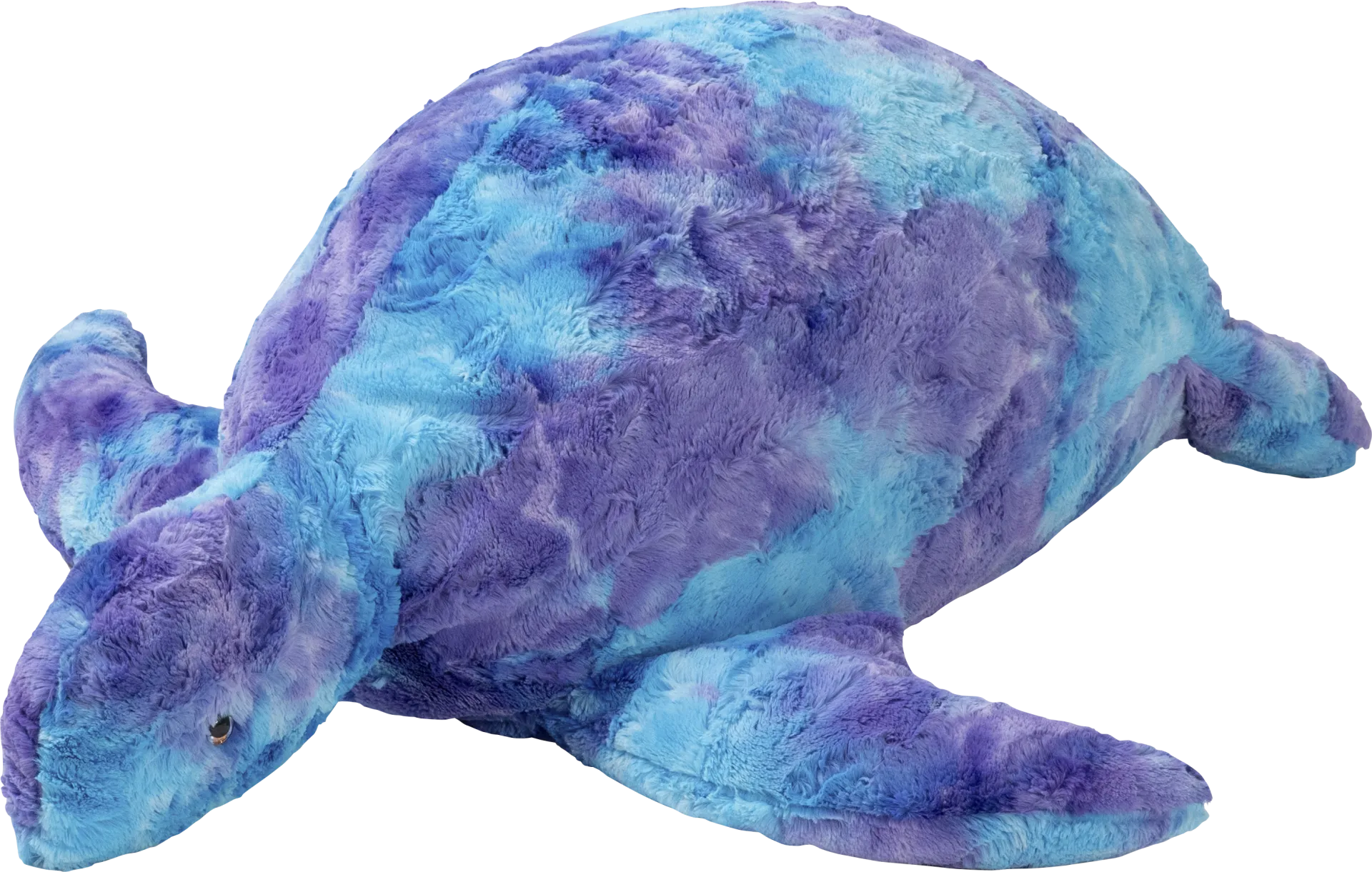 Kids Shelly the Turtle Tie-Dye Purple Bean Bag - Image 1