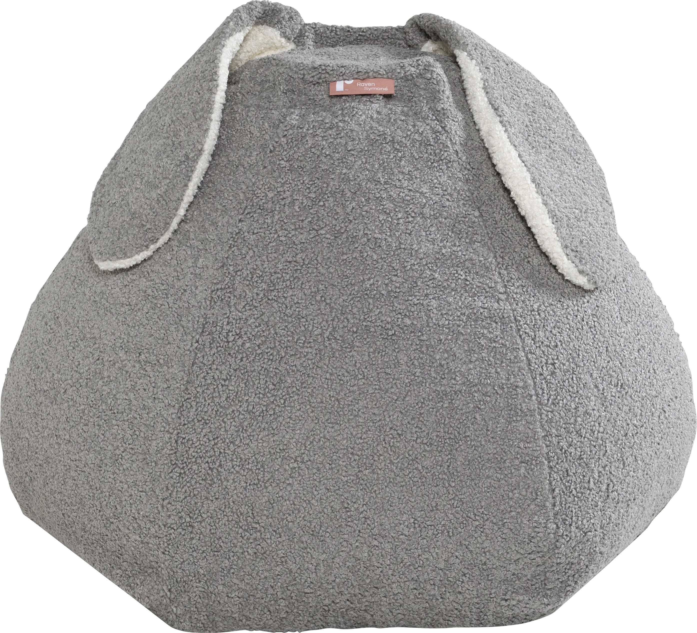 Kids Bunny Gray Bean Bag Chair - Thumbnail - Image 1