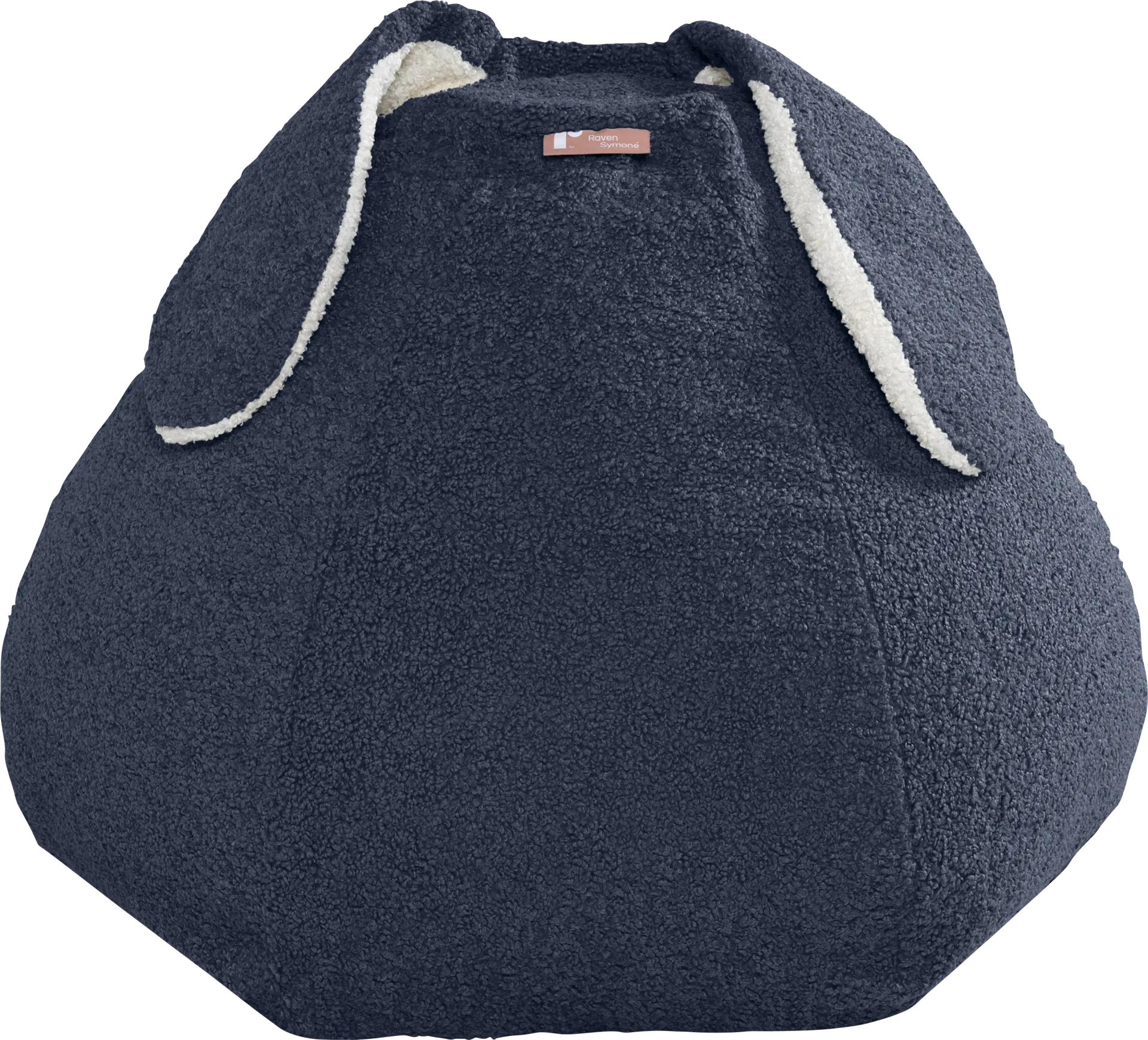 Kids Bunny Blue Bean Bag Chair - Image 1