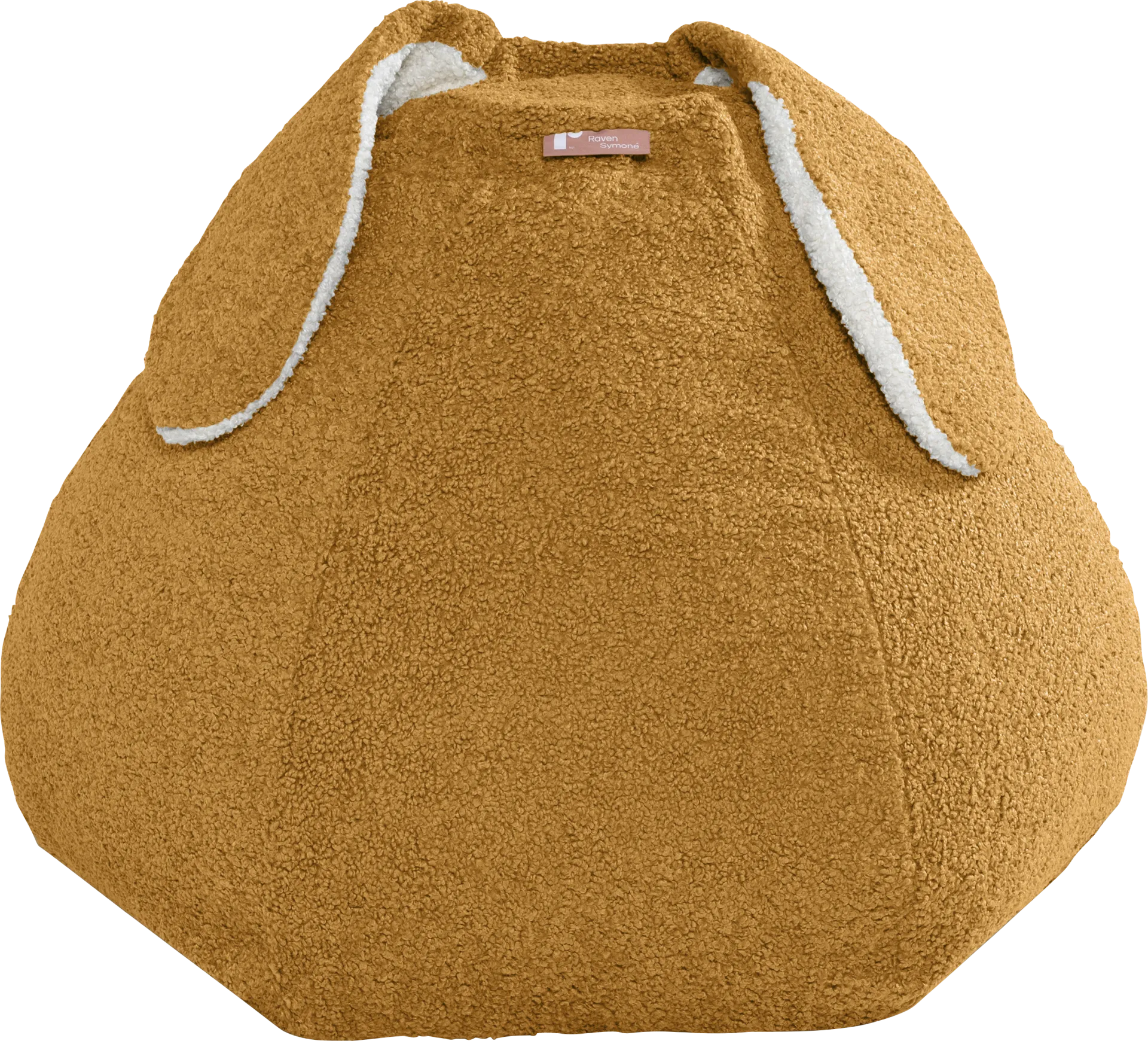 Kids Bunny Gold Bean Bag Chair - Image 1