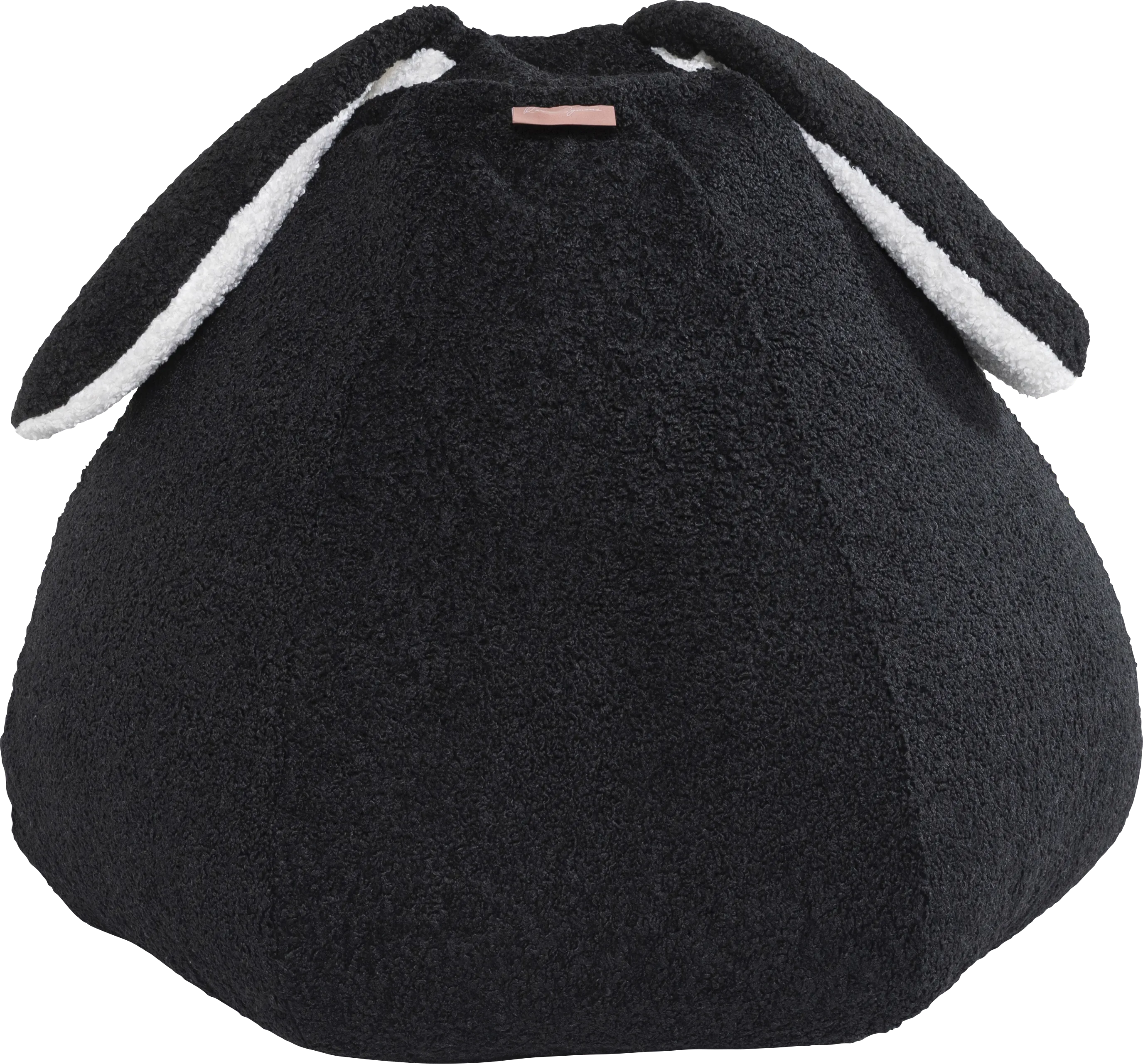 Kids Bunny Black Bean Bag Chair - Thumbnail - Image 1