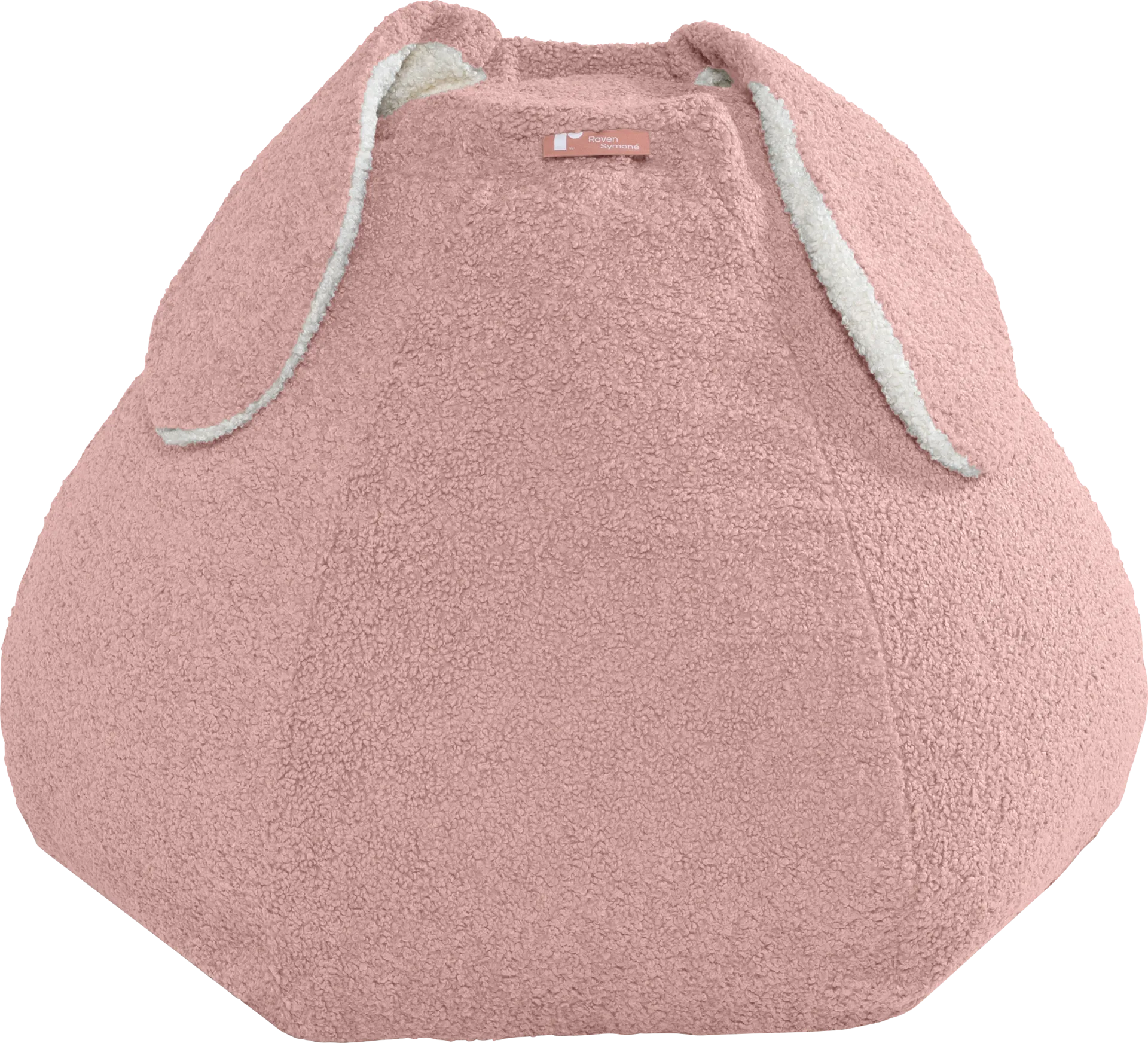 Kids Bunny Pink Bean Bag Chair - Image 1