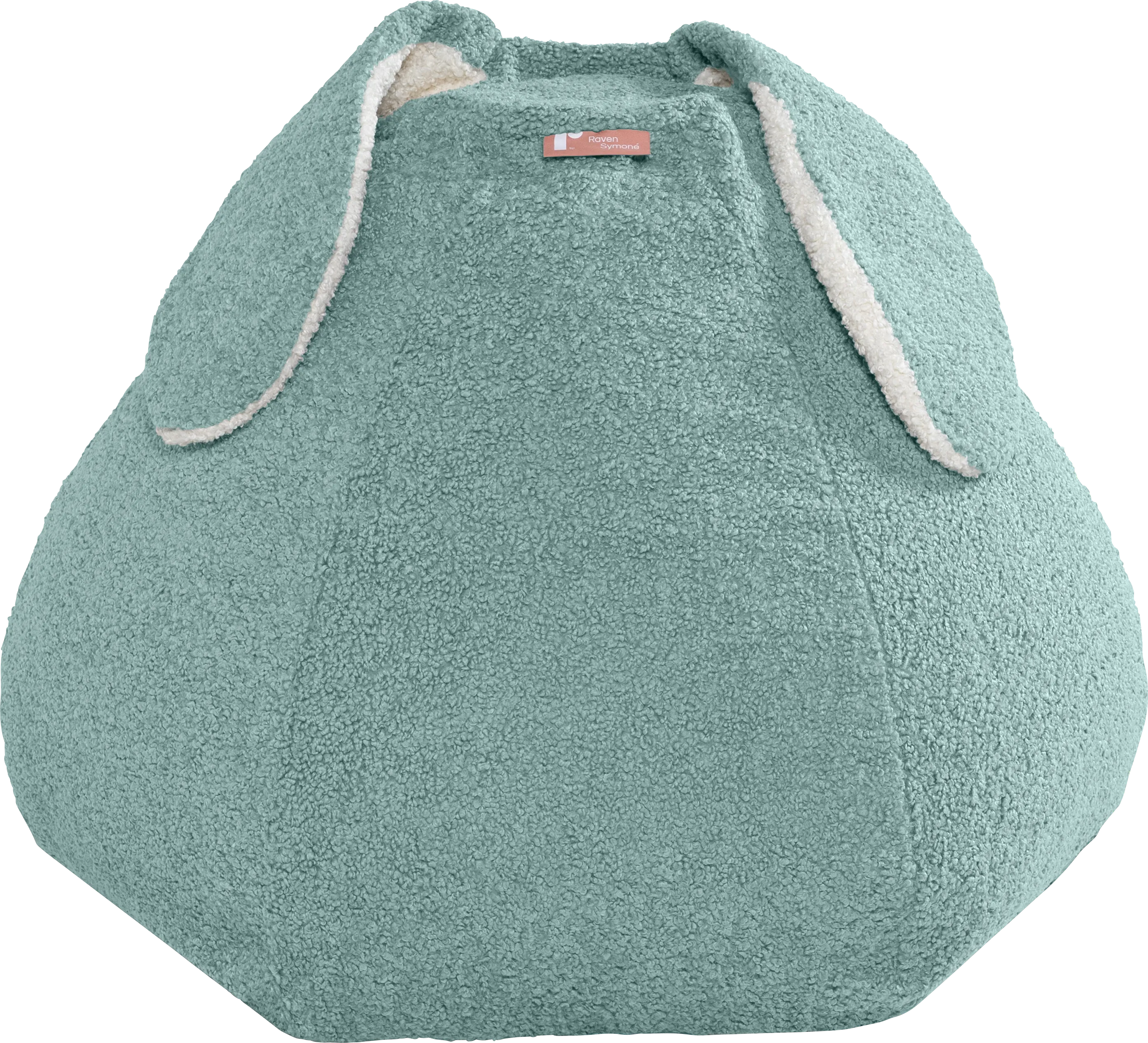 Kids Bunny Green Bean Bag Chair - Thumbnail - Image 1
