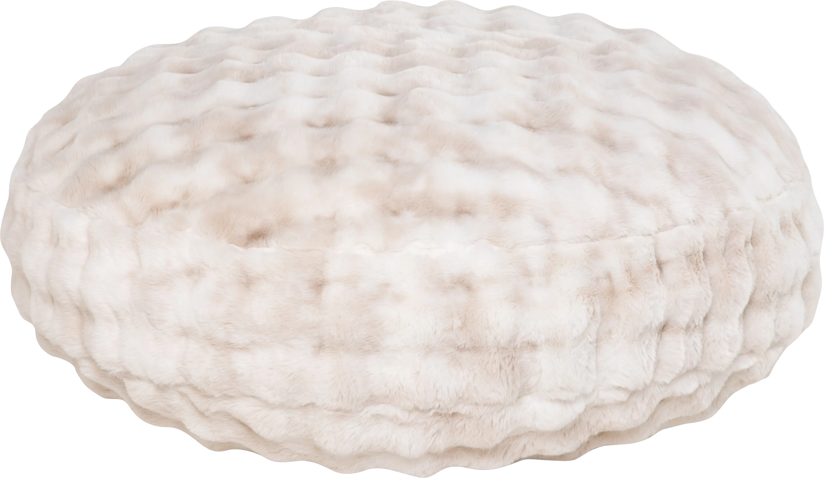 Kids Cuddler Cocoon Cream Bean Bag Lounger - Thumbnail - Image 1