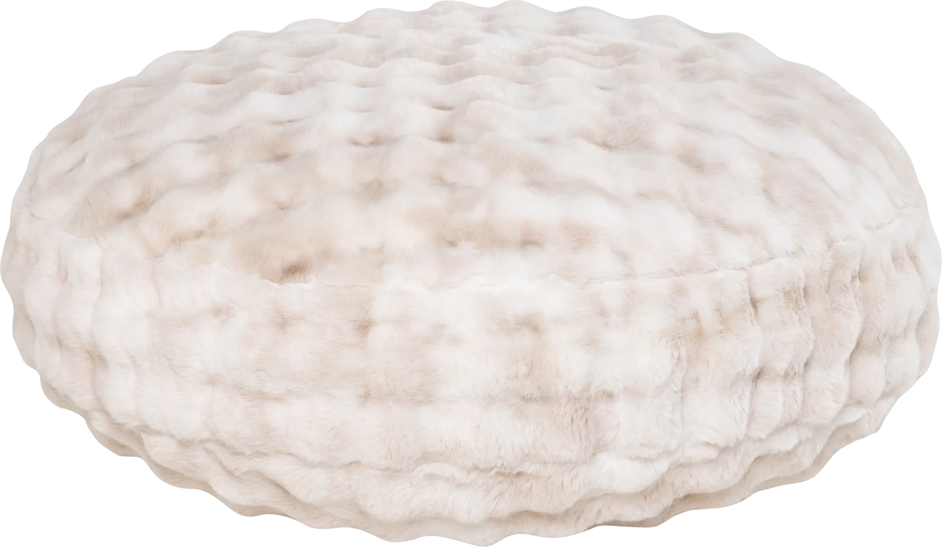 Kids Cuddler Cocoon Cream Bean Bag Lounger - Image 1