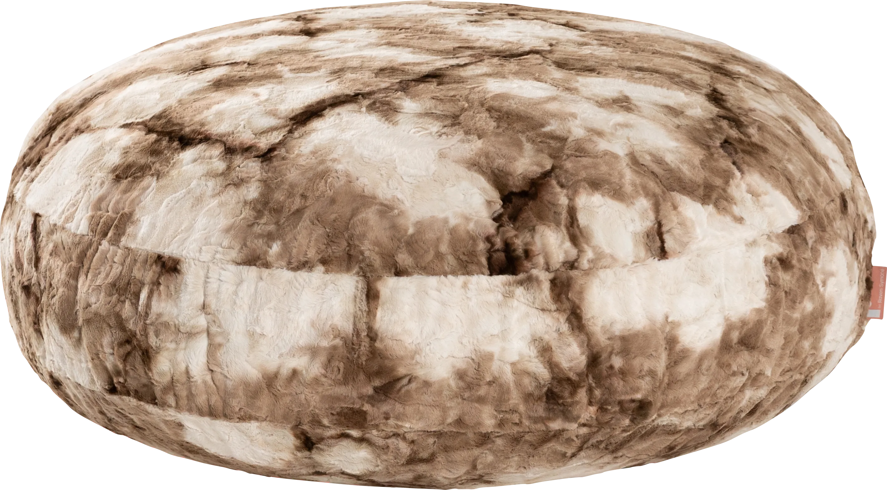 Kids Cuddler Cocoon Tie-Die Brown Bean Bag Lounger - Thumbnail - Image 1