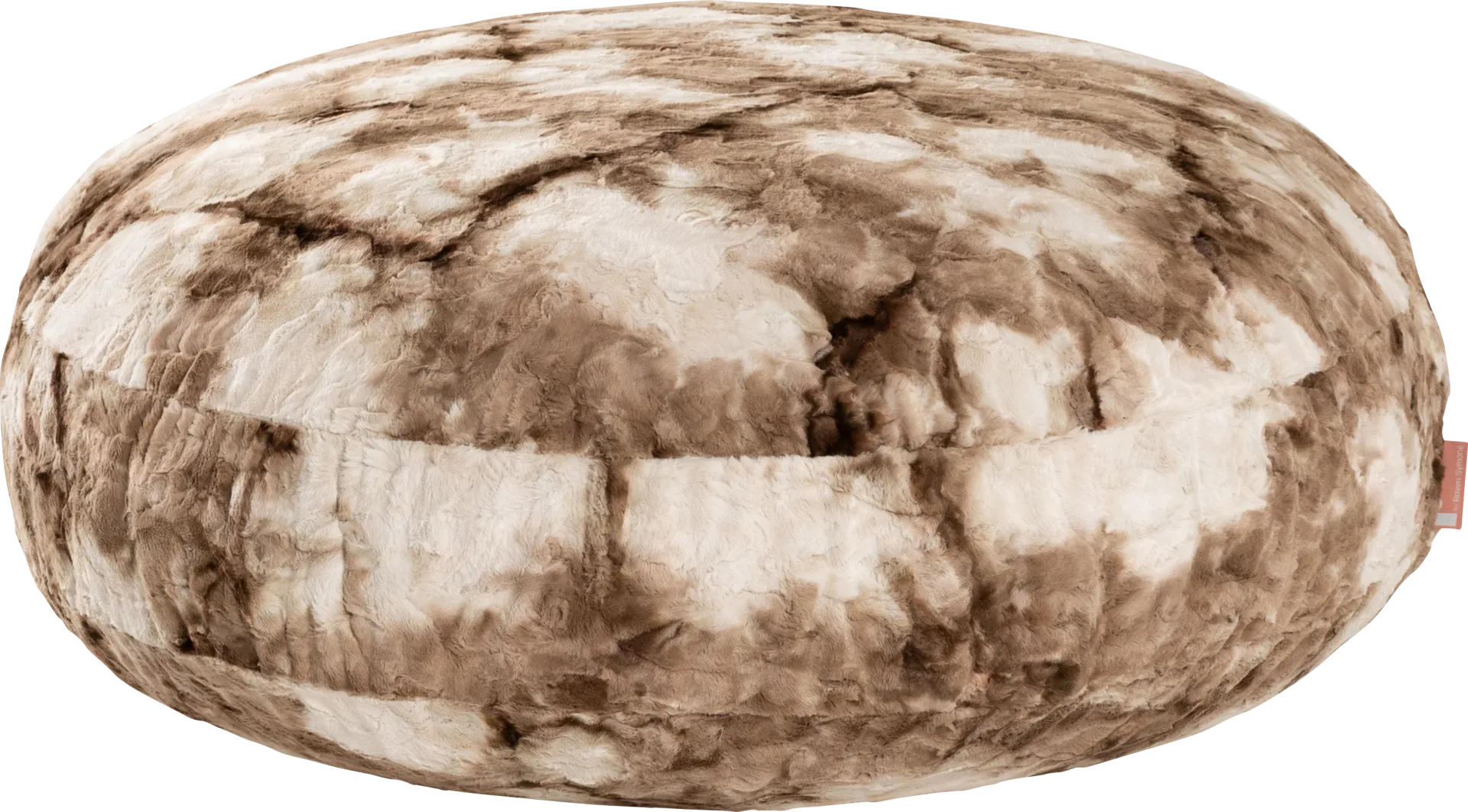 Kids Cuddler Cocoon Tie-Die Brown Bean Bag Lounger - Image 1